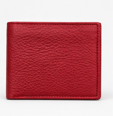 Original Red Leather Wallet for Men