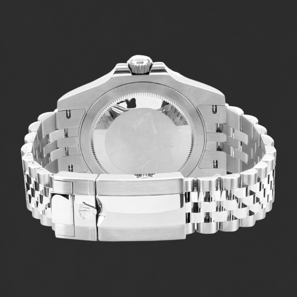 Rolex GMT-Master II Black Dial Silver Jubilee Bracelet Watch - Image 2