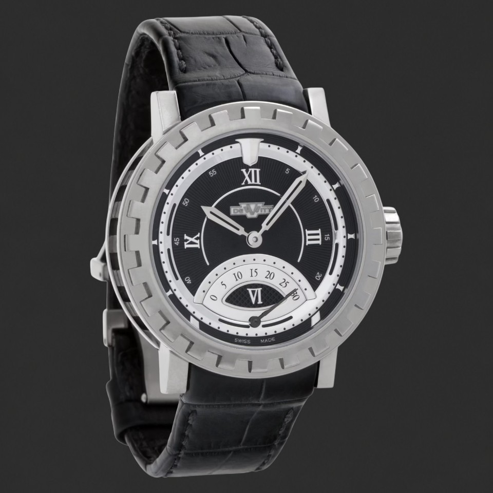 DeWitt Academia Seconde Rétrograde Limited Edition Automatic Watch – Black Dial - Image 3