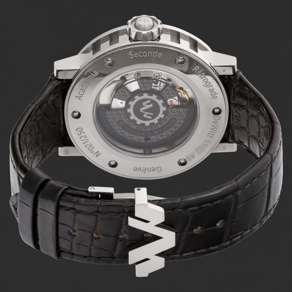 DeWitt Academia Seconde Rétrograde Limited Edition Automatic Watch – Black Dial - Image 4