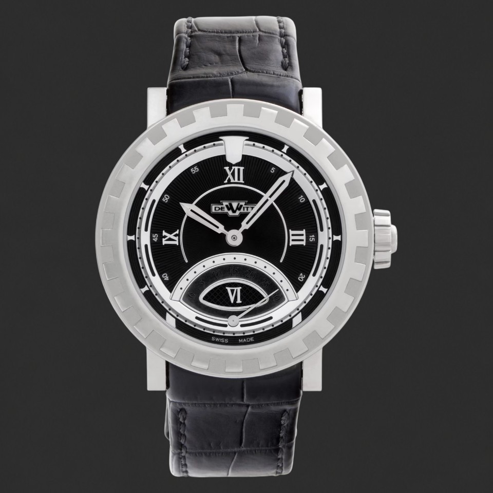 DeWitt Academia Seconde Rétrograde Limited Edition Automatic Watch – Black Dial