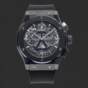 Hublot Classic Fusion Aerofusion Black Magic Skeleton Chronograph Watch