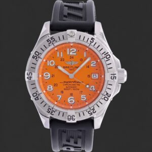 Breitling Superocean Automatic Chronometre Orange Dial Watch