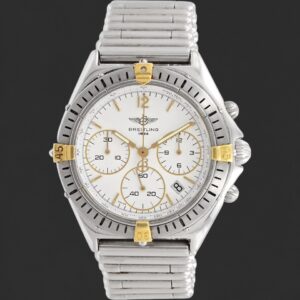 Breitling Chronometre Automatic B-2 Chronograph Silver Dial Watch