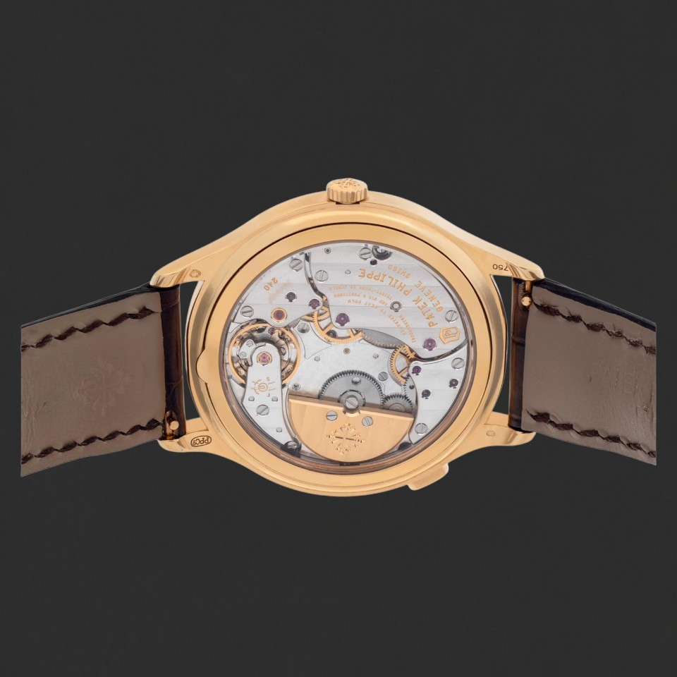 Patek Philippe World Time Rose-Gold-Tone Diamond-Set Watch - Image 5
