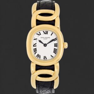 Patek Philippe Ellipse-Style Yellow-Gold-Tone Roman Numeral Watch