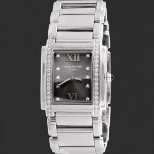 Patek Philippe Twenty~4 Diamond-Set Grey Dial Ladies Watch