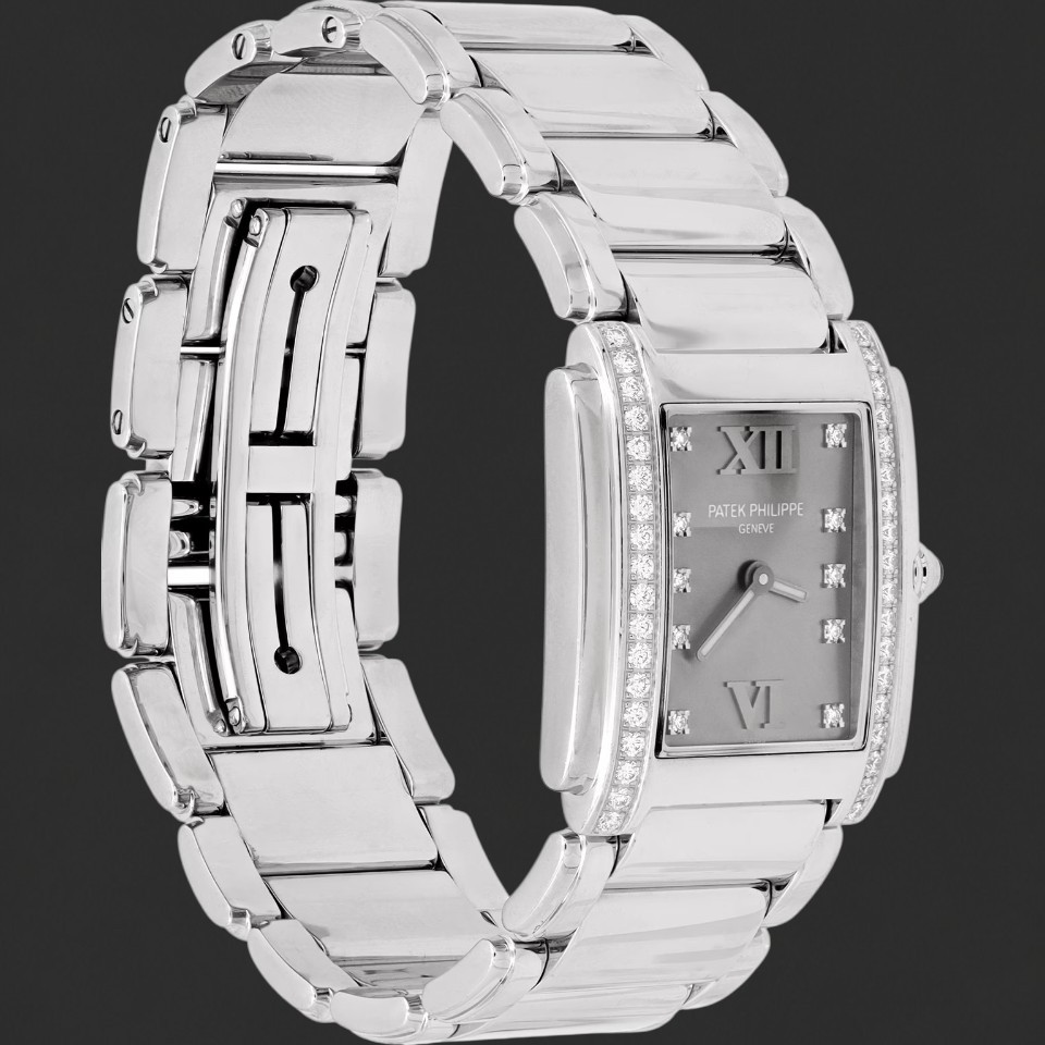 Patek Philippe Twenty~4 Diamond-Set Grey Dial Ladies Watch - Image 3