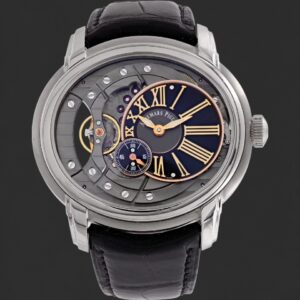 Audemars Piguet Millenary Automatic Skeleton Dial Leather Strap Watch