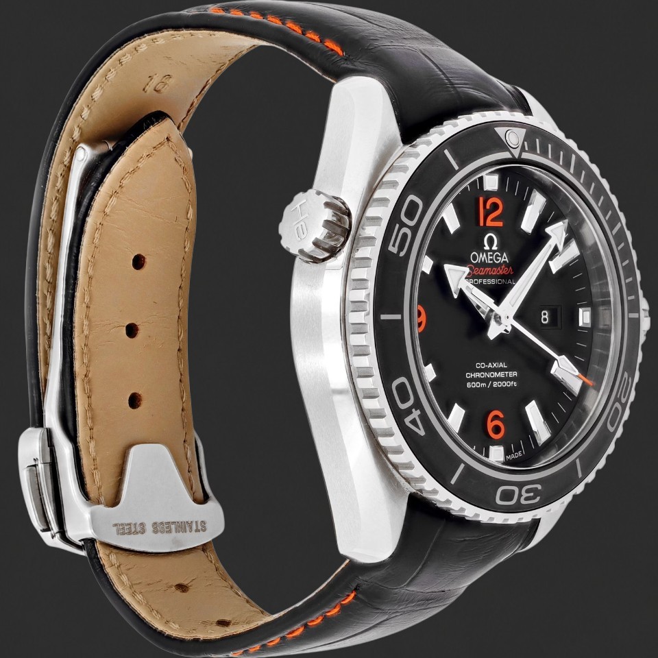 Omega Seamaster Planet Ocean 600M Co-Axial Chronometer Black Dial Watch - Image 3