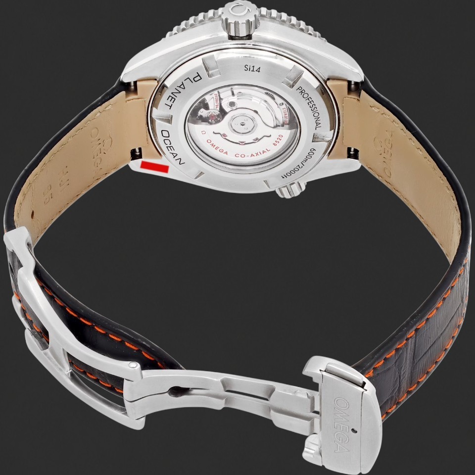 Omega Seamaster Planet Ocean 600M Co-Axial Chronometer Black Dial Watch - Image 4
