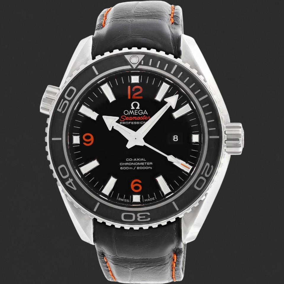 Omega Seamaster Planet Ocean 600M Co-Axial Chronometer Black Dial Watch