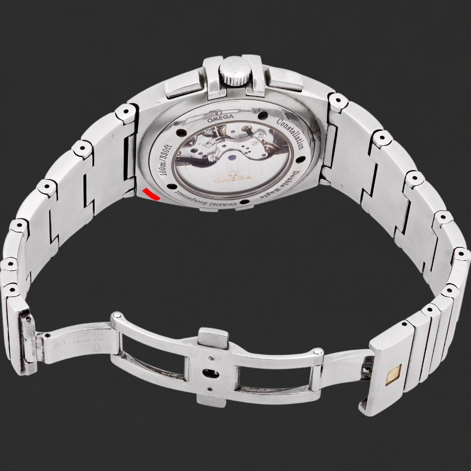 Omega Constellation Double Eagle Co-Axial Chronometer Chronograph White Dial Watch - Image 4