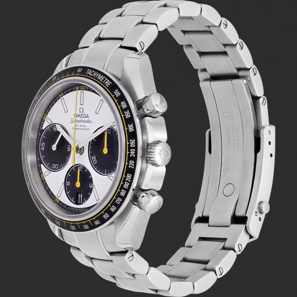 Omega Speedmaster Co-Axial Chronometer Chronograph White Dial Watch - Image 2