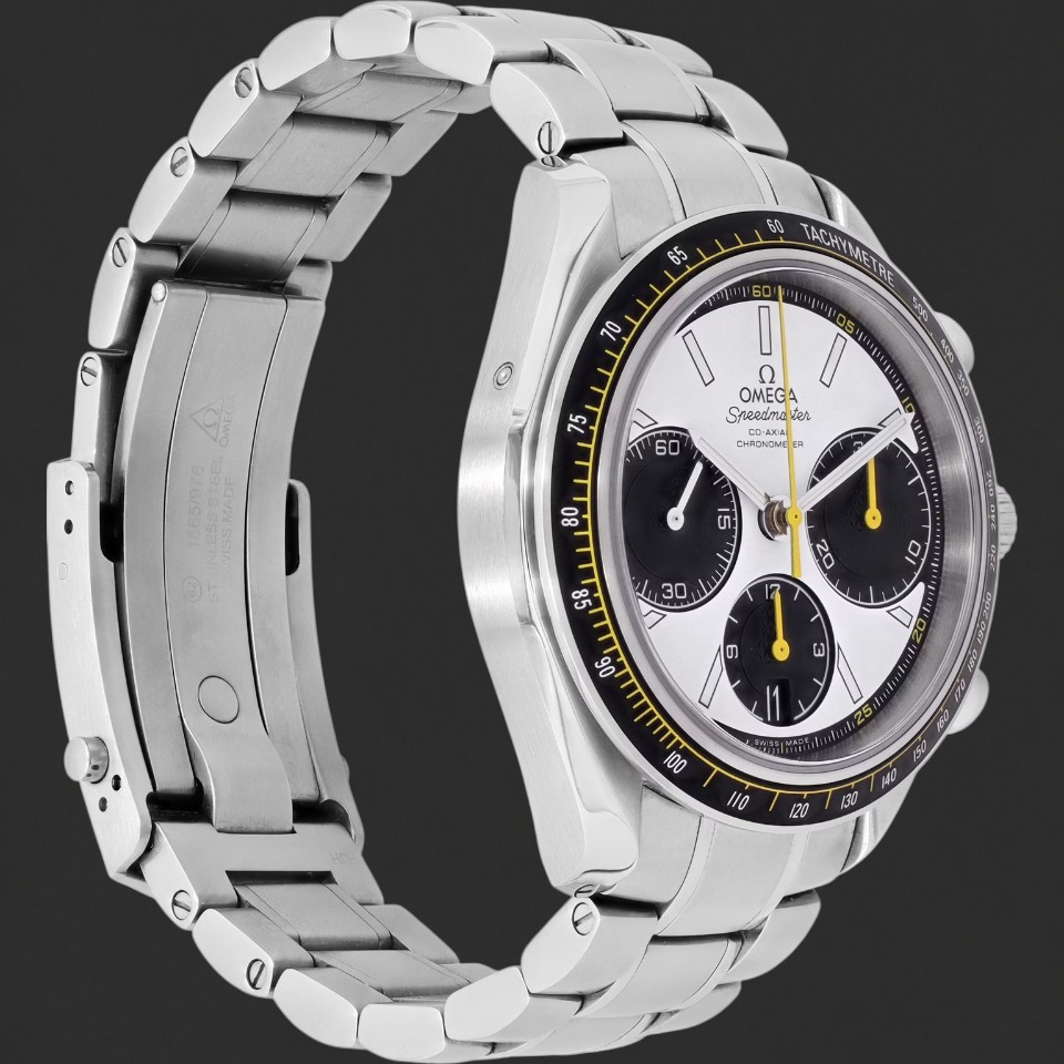 Omega Speedmaster Co-Axial Chronometer Chronograph White Dial Watch - Image 3