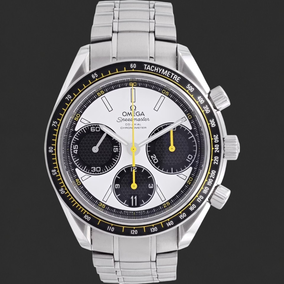 Omega Speedmaster Co-Axial Chronometer Chronograph White Dial Watch