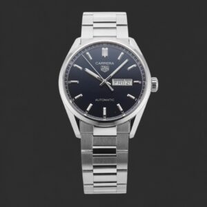 TAG Heuer Carrera Automatic Watch – Blue Dial & Stainless Steel Bracelet